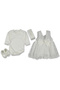 New Model Watercolor Baby Girl Dress Newborn Luxury Dress Set - Hospital Discharge and Mevlütlük Set - 2