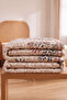 Quilted Single Patterned Pique - Bedspread Set 170X230 cm - with 1 Pillowcase - 3