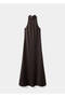 Crinkled Satin Dress - 3