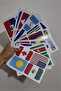 American & Oceanic Countries Large Flag Sticker Set 44 Countries 8.4X6 cm Sticker School Project Label - 2