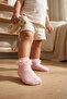 Girl baby tulle accessory step socks pink