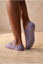 Women's 2 Pcs Asta Yoga / Pilates Socks Light Pink / Dark Lilac - 4