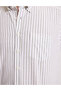 Khaki Regular Fit Striped Short Sleeve Shirt 50307082-Vr027 - 6