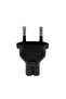 Europe CEE7/16 EU 2-pin power cable plug to IEC C7 figure 8 receptacle plug adapter converter - 2