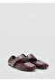 Leather Perforated Ballerina Shoes