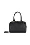 Black Leather Women's Shoulder Bag - 4