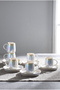 Pearl Porcelain Luster Coffee Cup Set for 6 People - 4