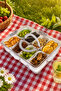 8 Compartments Lockable Portable 24 X 31 cm | |   Airtight Storage Container Breakfast Organizer Picnic Compartmentalized Storage Container Organizer Picnic Box Travel Kitchen Organizer Closet Organizer Bpa Free - 2