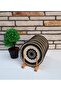 6 Piece Bonicco Porcelain Cake Plate Set Black Modern - 2