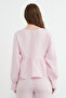 V-Neck Muslin Fabric Blouse with Tie Detail - 8