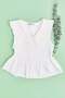 Ruffled Peter Pan collar Muslin Fabric Girls' Shirt - 3