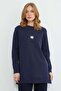 Fullamodest Lotus Flower Embossed Oversize Tunic - 2