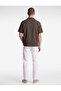 Regular Fit Turn-Down Collar Cotton-Linen Blend Short Sleeve Shirt - 3