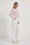 Armalife 3108 Beli Elastic Cirt Closure Palazzo Women's Pants - 2