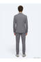 Gray Plain Modern Fit Suit - 5