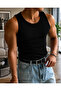 Men's Halter Collar Ribbed Fabric Slimfit Lycra Undershirt for Sports and Daily Use