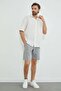 Linen Look Short Sleeve Shirt - 5
