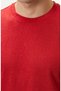 Kırmızı Basic T-shirt - 6