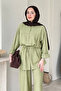Renha Summer Hijab Set - Light Green - 4