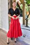 Terikoton Fabric Ruffled Skirt - 4