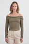 Bürümcük Fabric Madonna Collar Blouse - 6