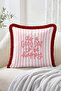 It's a Good Day to Be Happy Written Palm and Lobster Patterned 4-Piece Fringed-Tasseled Throw Pillow Cover Set - 5
