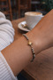 Men's Yellow Polar Star Stainless Steel Bracelet - 5