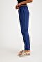 Piped Swimsuit Navy Blue