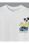 Esvab • Modern & Distinctive Zero Roba Collar Printed Boys' T-Shirt - 6