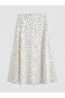 Two Mt Shop Quality Polka Dot Flared Skirt with Zipper at the Waist - 6