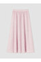 Original Elastic Waist Polka Dot Flared Skirt - 2