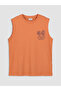 Original Oval Collar Printed Boys' Undershirt - 3