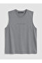 Original Oval Collar Printed Men's Sleeveless T-Shirt - 5