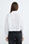 Buttoned Crop Shirt with Tie Front - 8