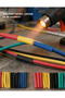 530 Pieces of Macaron Cable Insulation Heat Shrinkable Cable Repair Set - 3