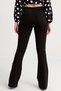 Jet Black Flare Leg Black Women's Jeans - Flare Leg Colorfast Black Women's Jeans - 5