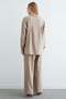 Basic Buttoned Casual Crinkle 2-Piece Set - 6