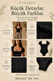 Women's Black Square Neck Double Layer Jersey Slim Fit Short Sleeve Snap Bodysuit - 4