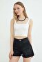 Thick Strap Covered Bustier - 4