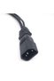 IEC320 3 pin C14 TO Male C13+2 hole EU 4.0mm Female socket AC power cord 0.3m Y Type Splitter Pow... - 3