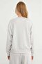 Crew Neck Modal Sweatshirt with Stripe on the Sleeve - 6