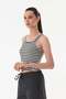 Striped U Neck Body - 4