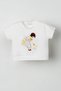 4-8 Years Old Name Magnificent Girl's T-Shirt-Ecru