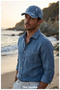 Distressed Ripped Detailed Denim Streetwear Luxury Baseball Cap - Unisex Denim Cap - 4