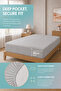Stripe Reversible  Comforter Set- Ultra Soft  Microfiber Fabric, Soft Siliconized Fiber Filling - 4