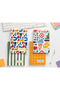 A4 Spiral Notebook Set of 4 – Colored Cover 2 Lined - 2 Grid 80 Sheets School and Office Notebook - 2