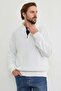 Half Zipper Stand Collar Sweater - 4