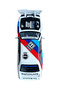 Bmw E30 m Stripe 1:24 Model Car Metal Body Detailed Design in Special Box - 6
