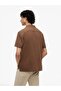 تي شيرت رجالي TJM REG LINEN BLEND CAMP SS EXT DM0DM23058-THGVM - 3