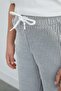 Striped Crew Neck Girls' 2-Piece Set - 5